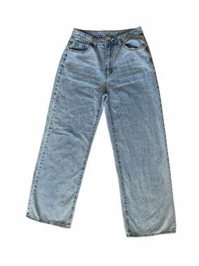 Women’s SHEIN Light Wash High-Rise Straight Leg Jeans size S